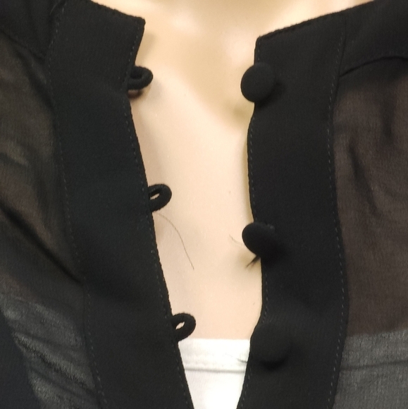 Chiffon button front maxi dress - Picture 2 of 9